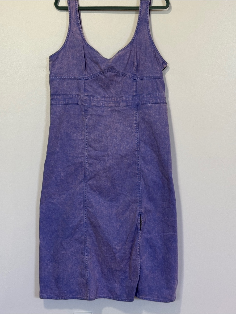 Future Collective Purple Denim Dress, size 16